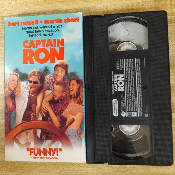 Captain Ron 1992 VHS Comedy Kurt Russell Martin Short Touchstone Disney Cult 90s - Picture 6 of 7
